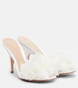Gianvito Rossi | Floral-appliqué PVC mules