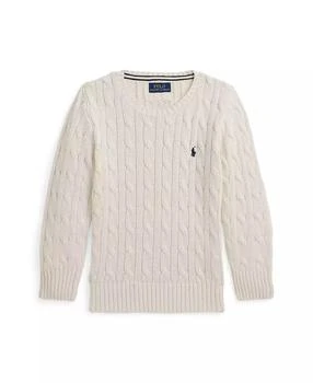 Ralph Lauren Toddler and Little Boys Cable Knit Cotton Sweater