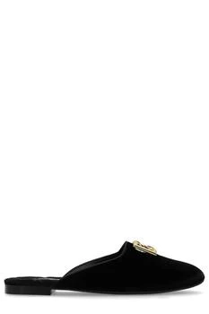 Dolce & Gabbana | Dolce & Gabbana Logo Plaque Slip-On Slippers
