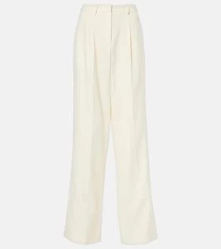 Magda Butrym | Wool and silk wide-leg pants