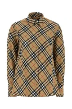 Burberry | Burberry Checkered Long-Sleeve Shirt