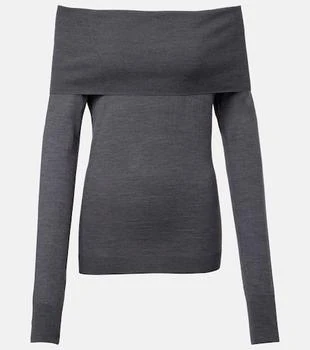Stella McCartney | Off-shoulder virgin wool top