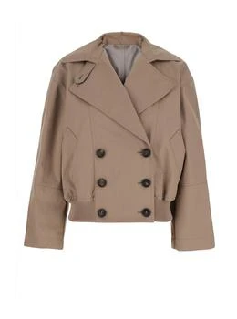Brunello Cucinelli | Brunello Cucinelli Panama Cropped Pea Coat