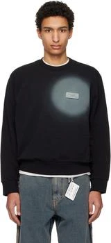 MM6 | Black Spray Print Sweatshirt