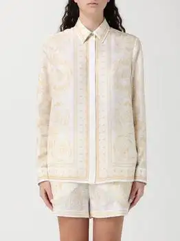 Versace | Versace Silk Shirt with Baroque Print
