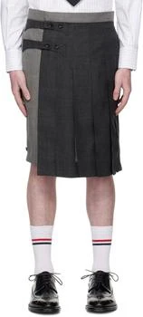 Thom Browne | Gray Fresco Skort