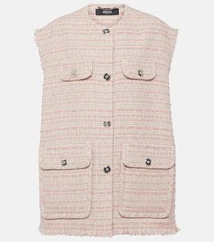 Versace | Oversized tweed vest