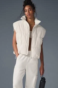 Alo Incline Puffer Vest - Black