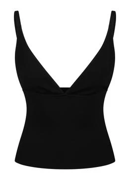 Dolce & Gabbana | Dolce & Gabbana Plunging V-Neck Knitted Vest
