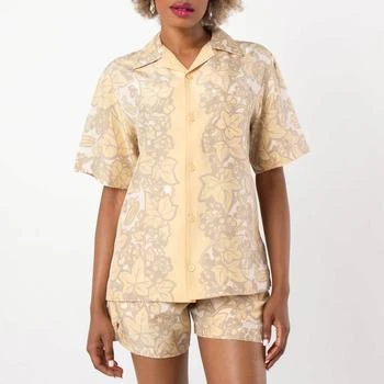 Burberry | Ivy Print Silk Pyjama Shirt