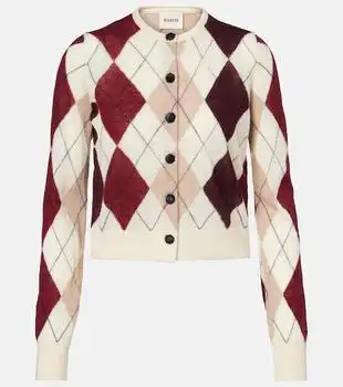 Khaite | Charli argyle cashmere and mohair cardigan