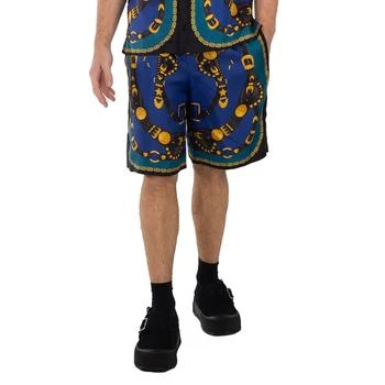 Versace | Medusa Harness-Print Silk Twill Shorts