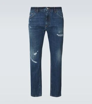 Dolce & Gabbana | Distressed straight jeans
