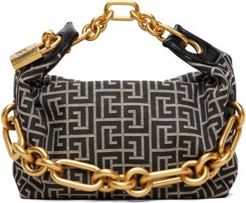 Balmain | Black & Off-White Mini Sync Bag