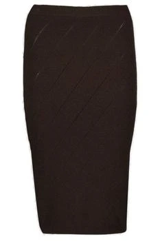 Prada | Prada Openwork Knitted Skirt