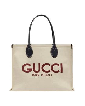 Gucci | Gucci Logo Printed Medium Tote Bag