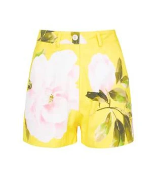 Valentino | Valentino floral cotton and silk shorts
