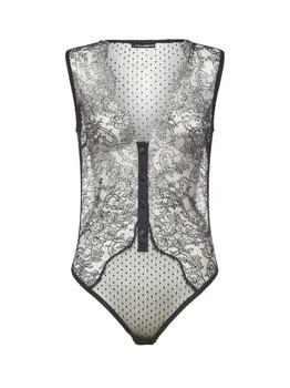 Dolce & Gabbana | Dolce & Gabbana Textured Plumetis Bodysuit