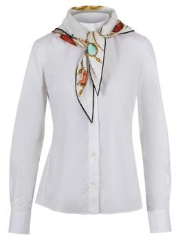 Dolce & Gabbana | Dolce & Gabbana Scarf Detailed Poplin Shirt