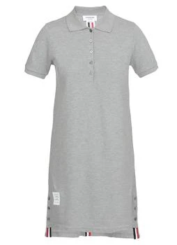 Thom Browne | Thom Browne Asymmetric Hem Mini Polo Dress