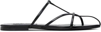 Jil Sander | Black Pointed Toe Sandals
