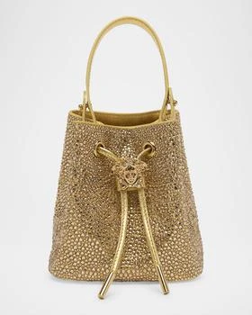 Versace | La Medusa Embellished Bucket Bag