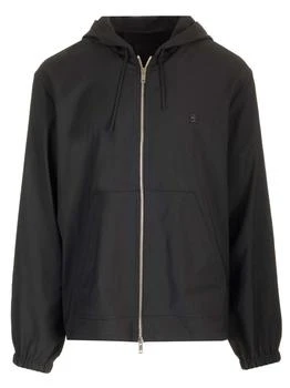 Givenchy | Givenchy 4G Plaque Zip-Up Hoodie