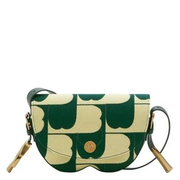 Burberry | Chess Satchel Cotton Crossbody Bag