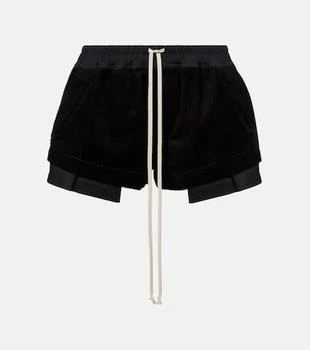 Rick Owens | Fog cotton and linen shorts