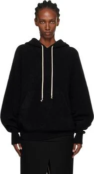 Rick Owens | Black Concordians Hun Hoodie