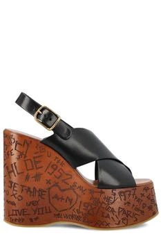 Chloé | Chloé Open Toe Wedge Sandals