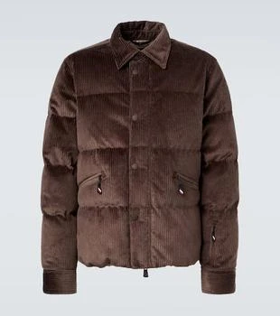 Moncler | Elgon cotton corduroy down ski jacket