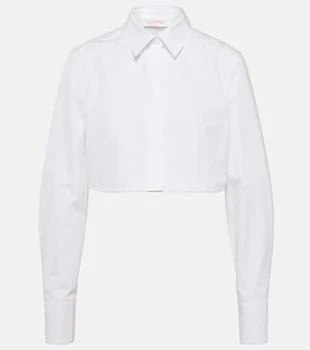 Valentino | Cropped cotton poplin shirt