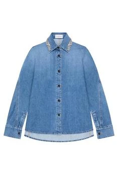 Givenchy | Givenchy Crystal-Embellished Denim Shirt