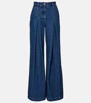 Dolce 
Gabbana | Pleated wide-leg jeans