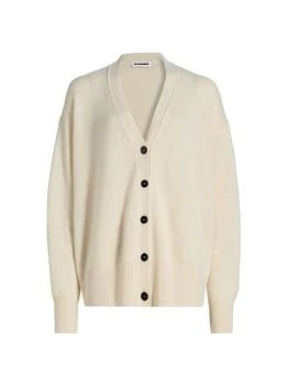 Jil Sander | Cashmere High-Low Oversized Cardigan