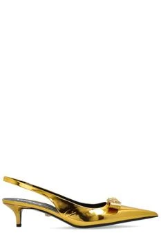 Versace | Versace Pointed-Toe Slingback Pumps