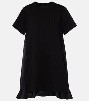 Sacai | Ruffled cotton minidress
