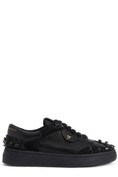 Giuseppe Zanotti | Giuseppe Zanotti Gz 94 Embellished Lace-Up Sneakers