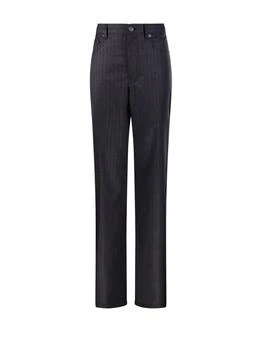 Balenciaga | Balenciaga Pinstriped Straight-Leg Trousers