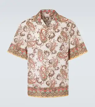 ETRO | Paisley cotton bowling shirt