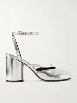 MAISON MARGIELA | Tabi Split-toe Metallic Leather Sandals - IT37