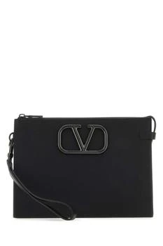 Valentino | Valentino VLogo Signature Zip-Up Clutch Bag