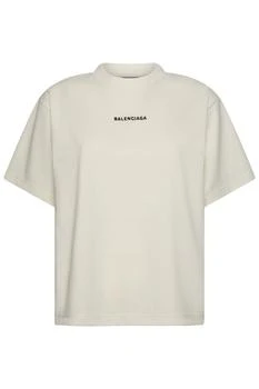 Balenciaga | Balenciaga Logo Embroidered T-Shirt