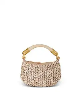 Balmain | Ebene Mini Bag in Suede and Shells