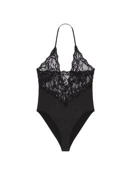 Givenchy | Bodysuit in Chandelier Lace and Jersey