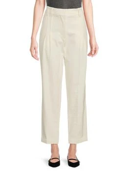 Brunello Cucinelli | Stretch-Cotton Pleated Pants
