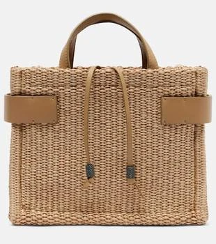 Brunello Cucinelli | Essence Large raffia tote bag