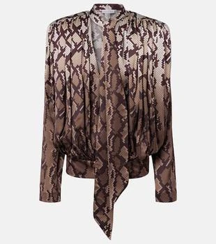 Stella McCartney | Snake-effect top