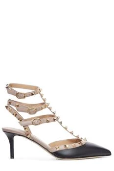 Valentino | Valentino Garavani Rockstud Pointed Toe Caged Pumps